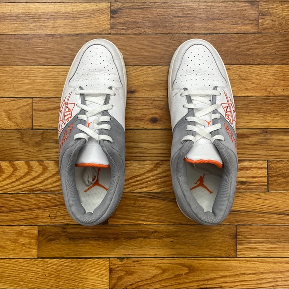 2007 Air Jordan Nu Retro 1 Low ‘Stealth Orange Blaze’ Size 11.5M Used W/ Box - Picture 5 of 9